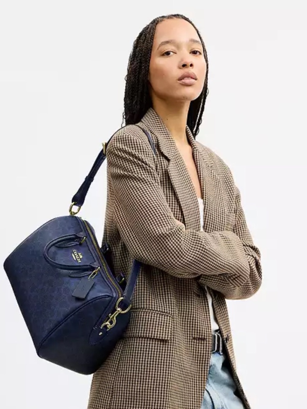 Rowan Large Satchel Bag
In Signature Canvas🌸 - Picture 2 of 8